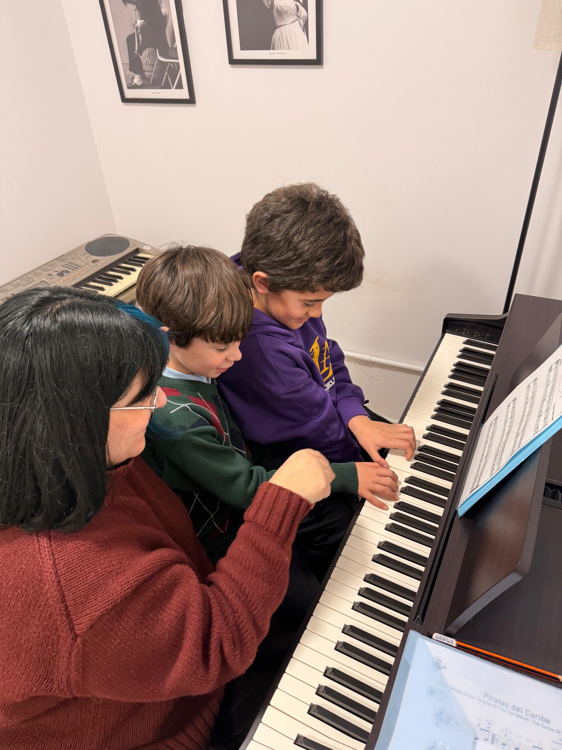 clases de piano para niños